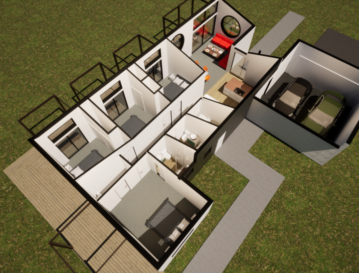 3D floor plan