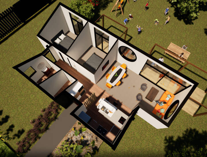 Smart 2 3D floor plan